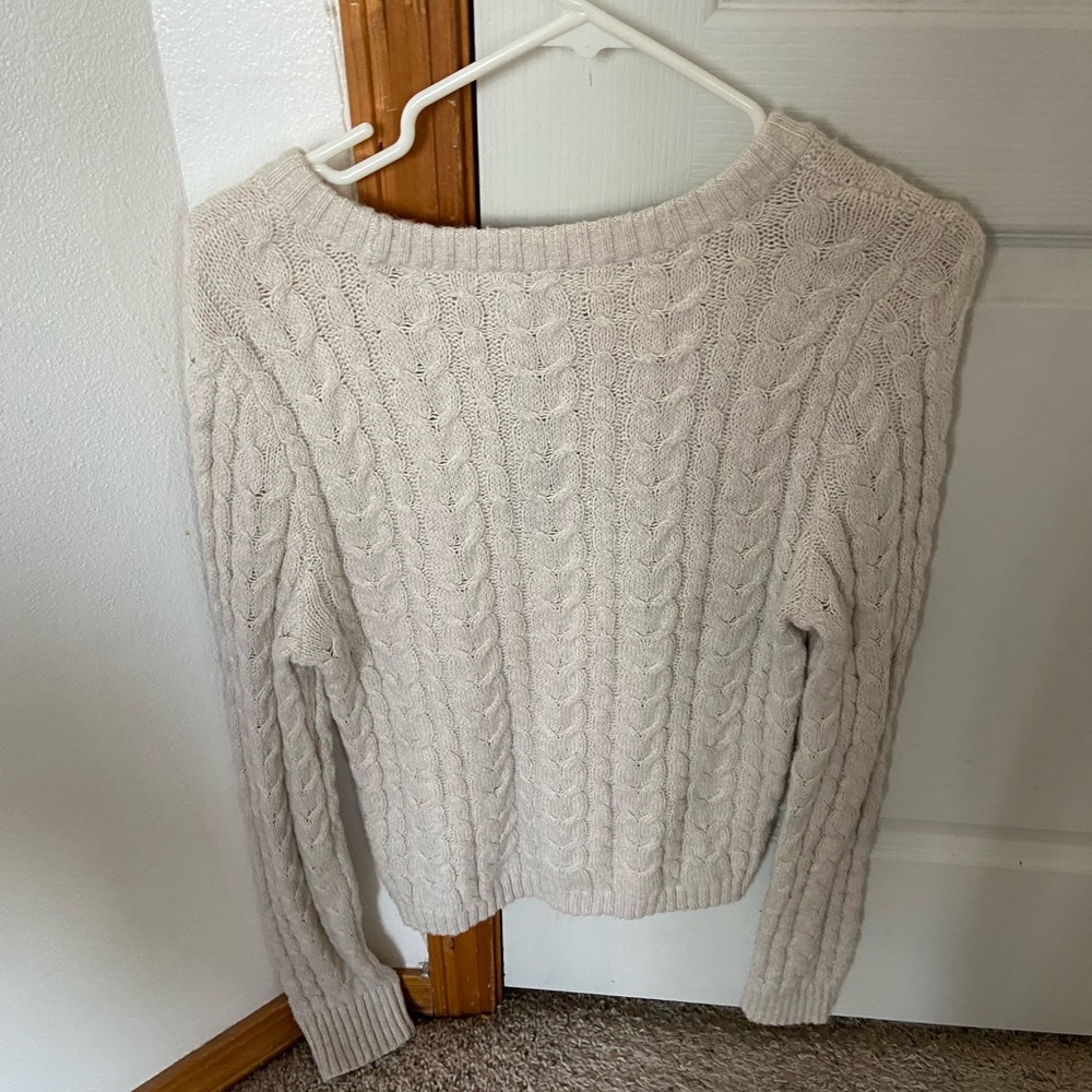 Cream sweater